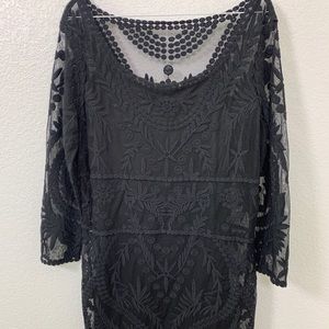 EXPRESS Black Lace Dress